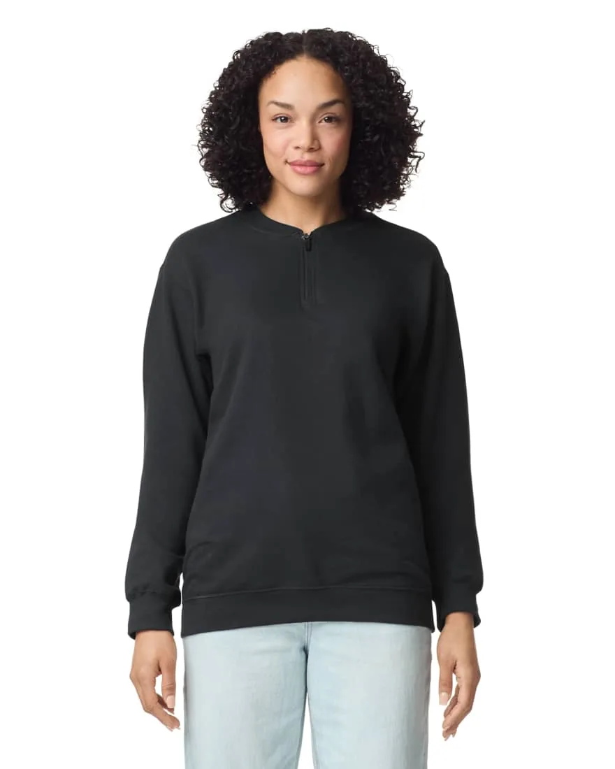 Softstyle® Midweight Adult Fleece 1/4 Zip Sweatshirt