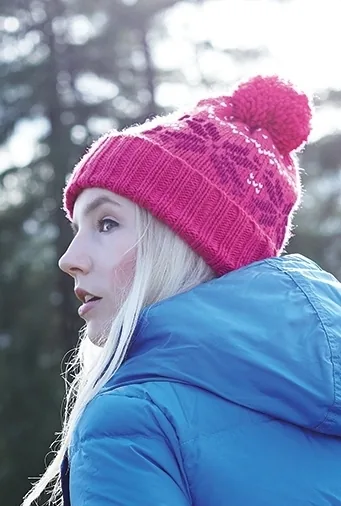 Fair Isle Snowstar Beanie