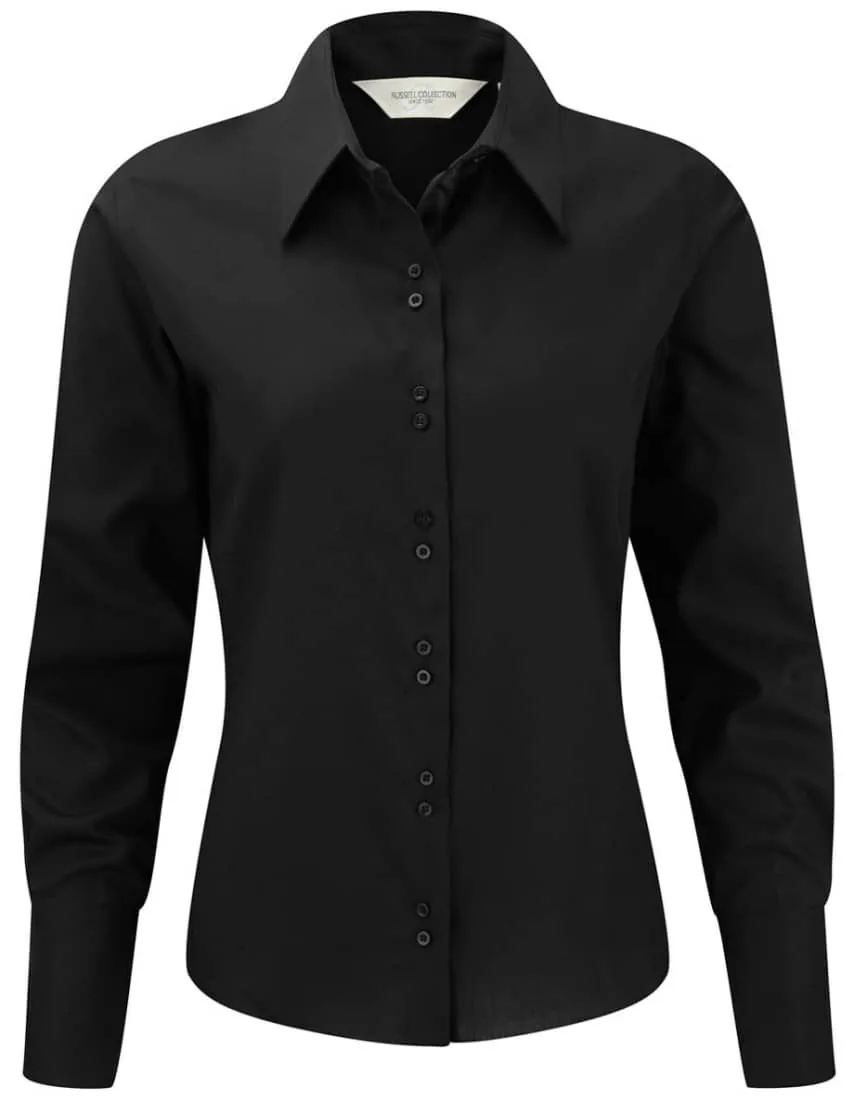 Ladies` Long Sleeve Ultimate Non-Iron Shirt