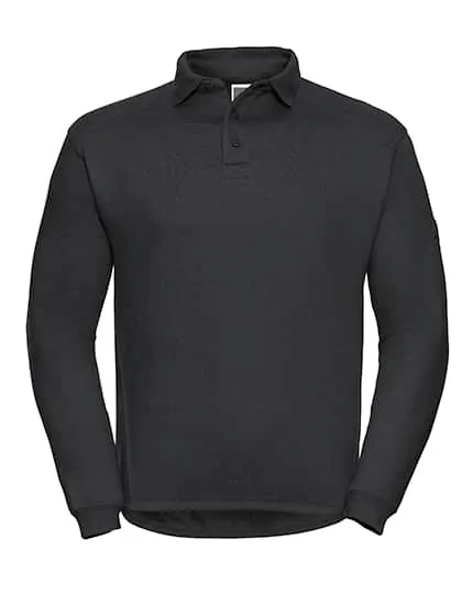Workwear-Sweatshirt mit Kragen und Knopfleiste