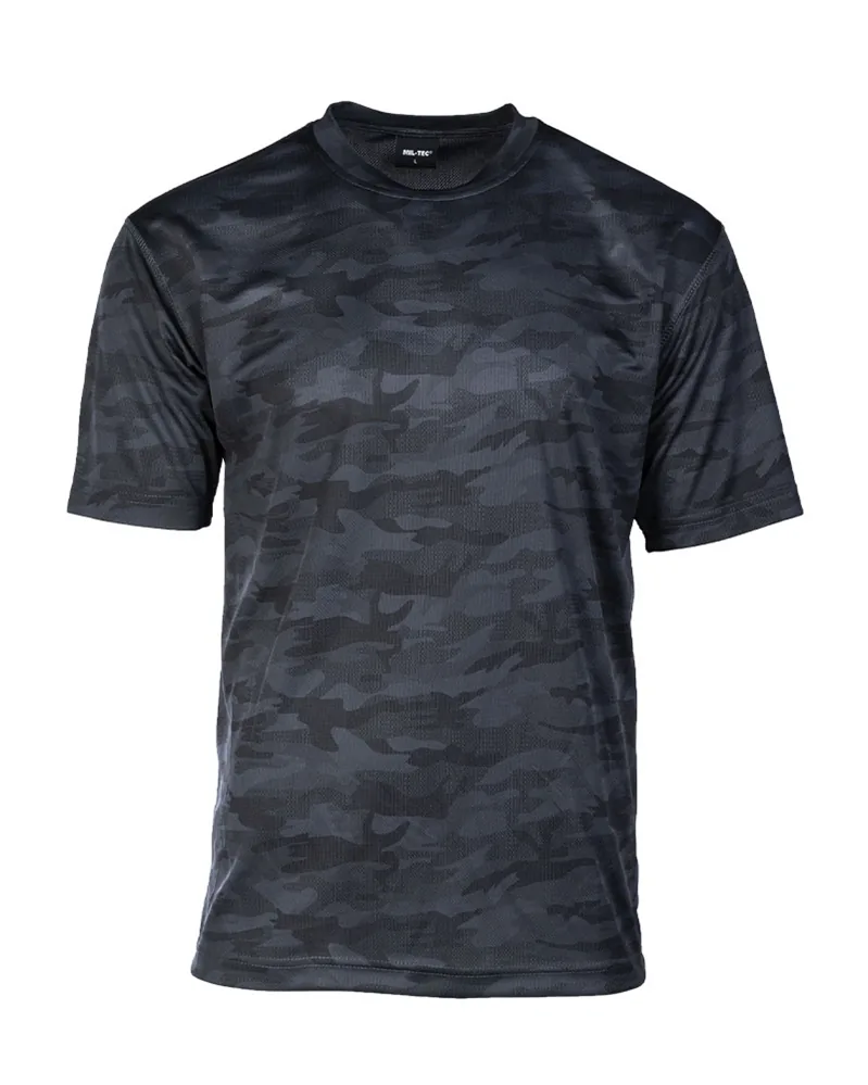 T-SHIRT MESH DARK CAMO