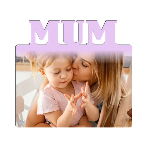 Foto-Rahmen, MDF, Mum