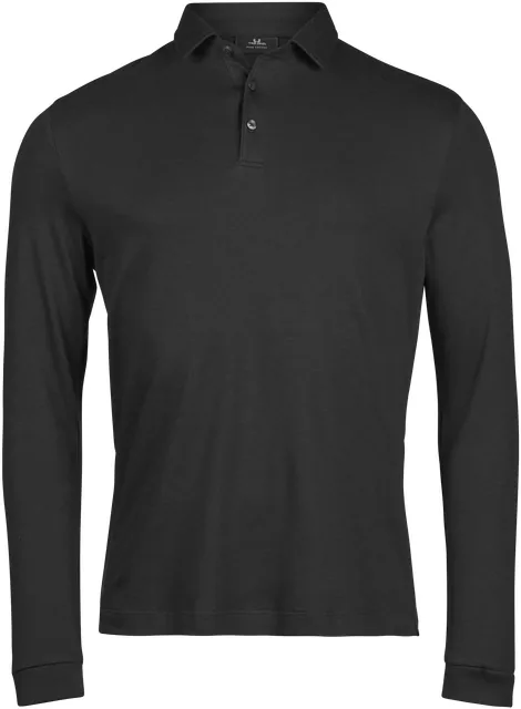 Pima Cotton Long Sleeve Polo